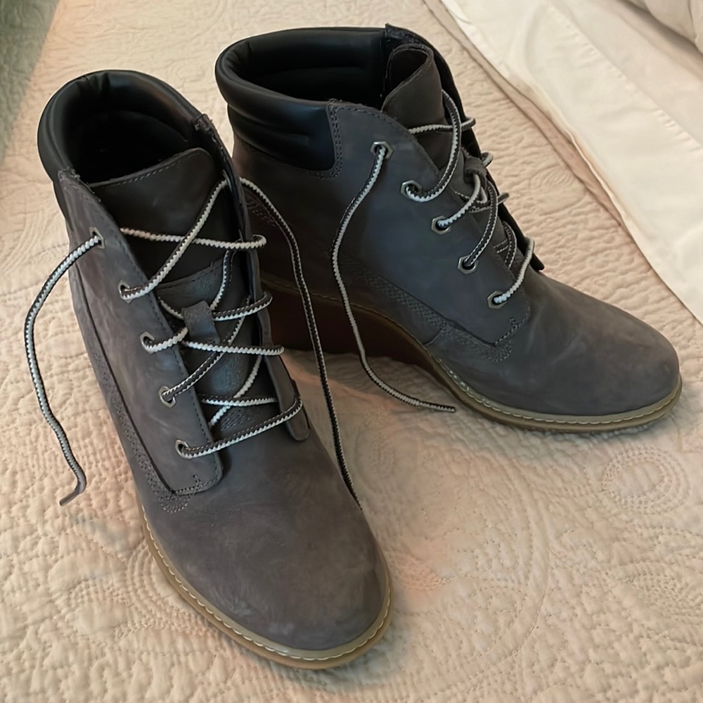 Timberland booties.  Size 6